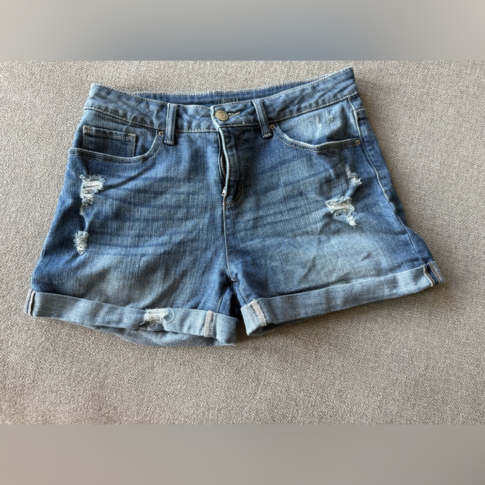 Time and Tru Blue Jean Shorts